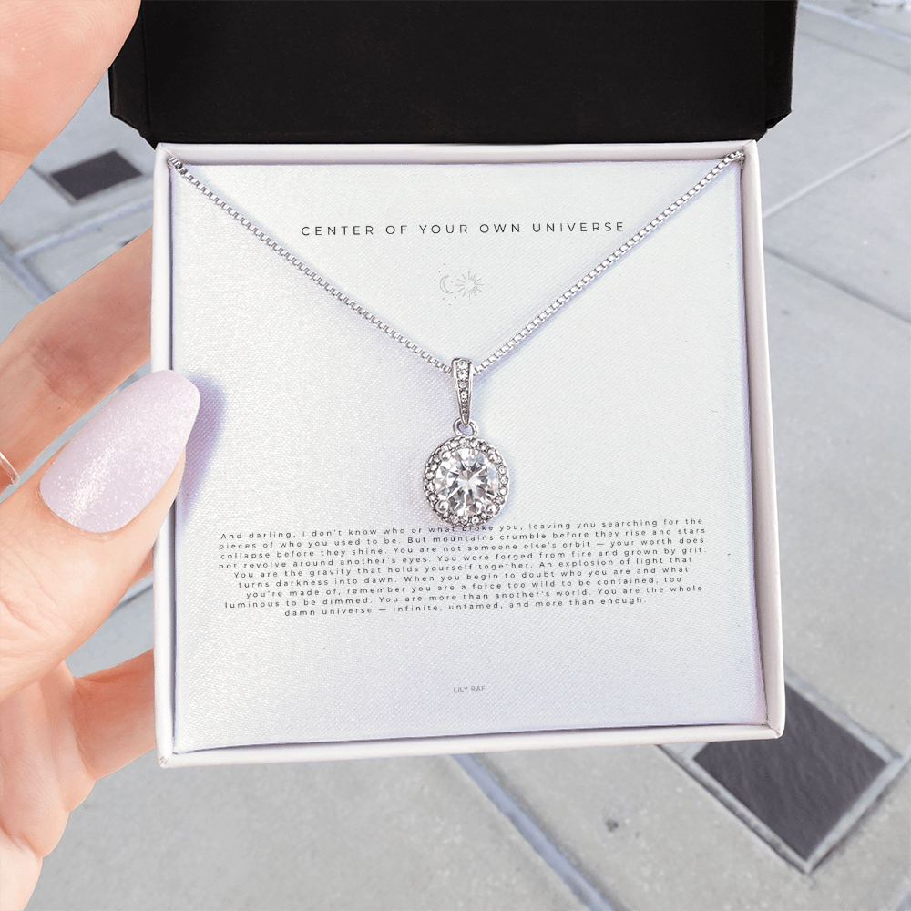 CENTER OF YOUR OWN UNIVERSE NECKLACE