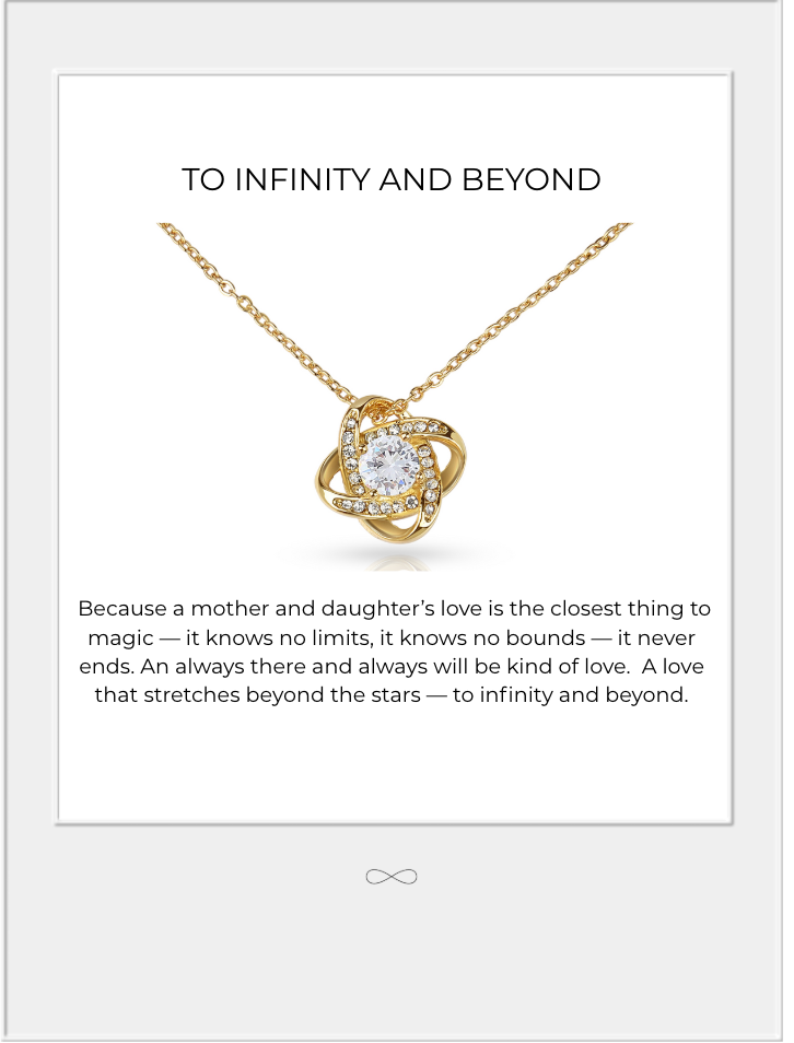 TO INFINITY AND BEYOND NECKLACE