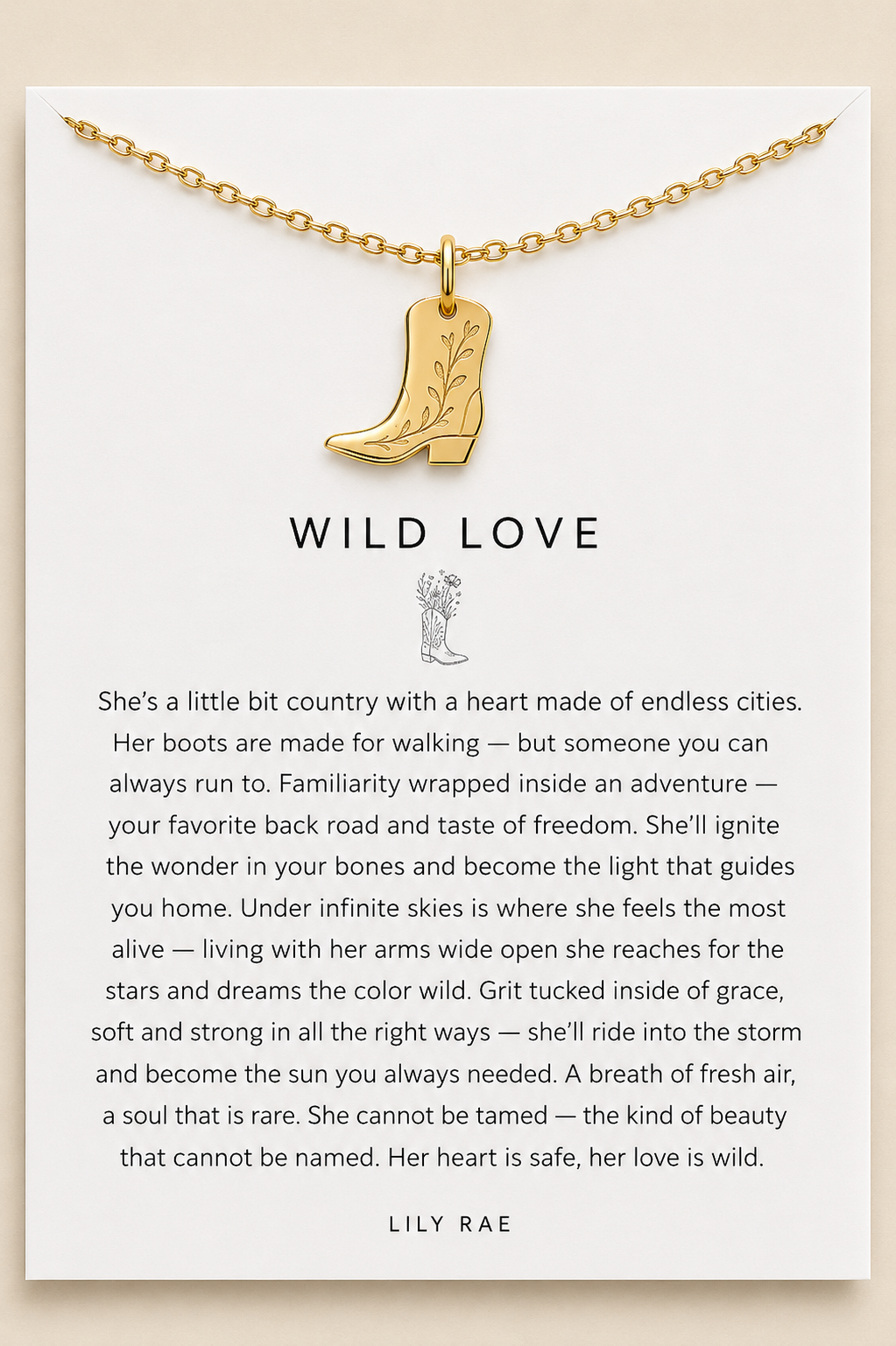 Wild Love Necklace