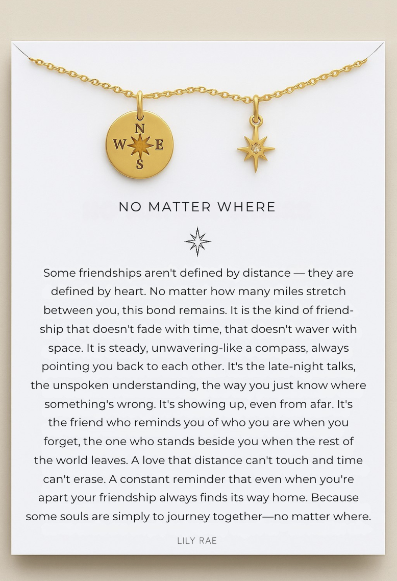 NO MATTER WHERE NECKLACE