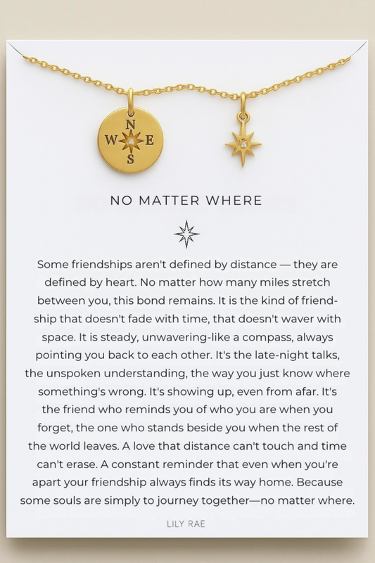 NO MATTER WHERE NECKLACE
