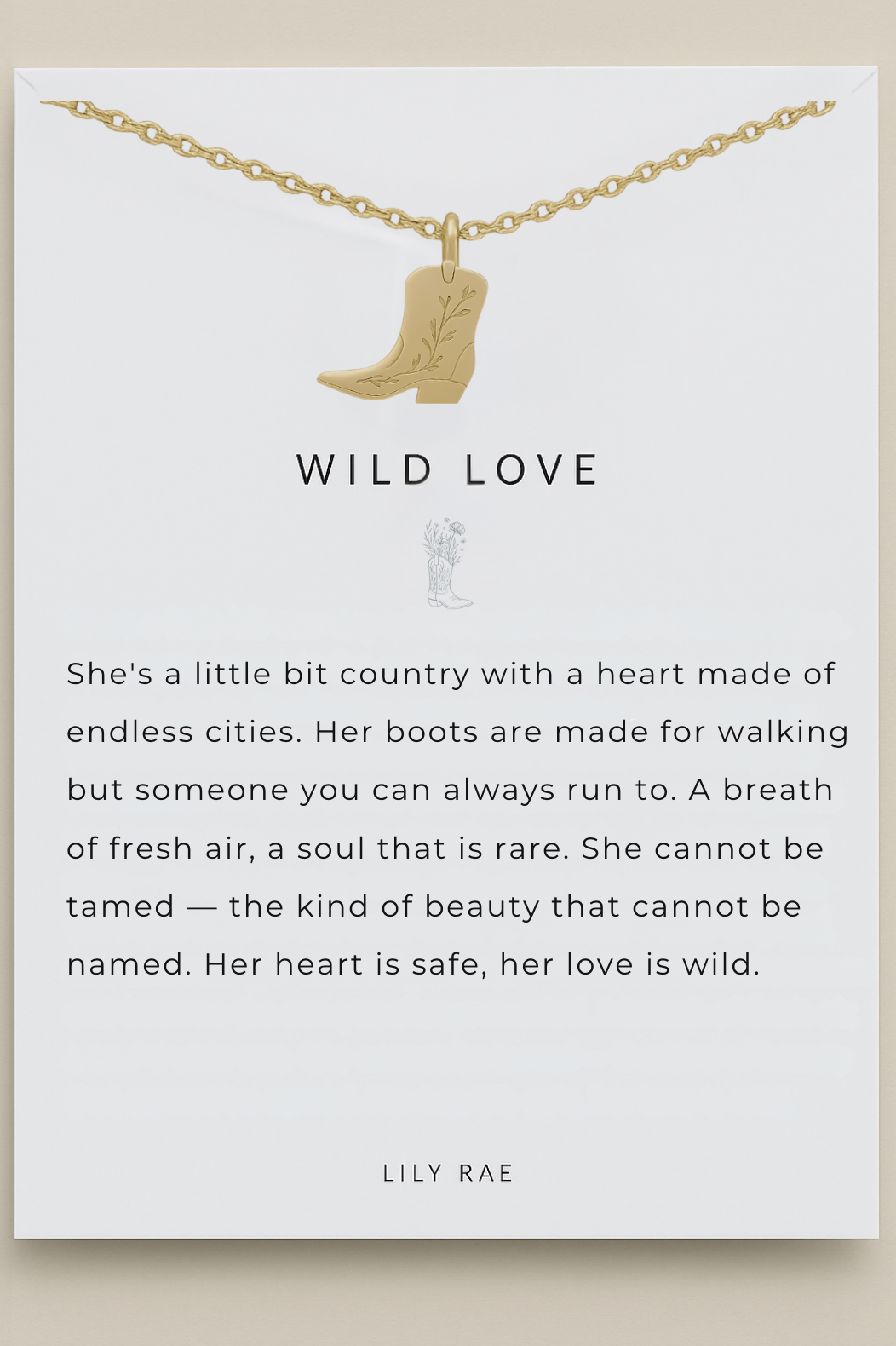 WILD LOVE NECKLACE