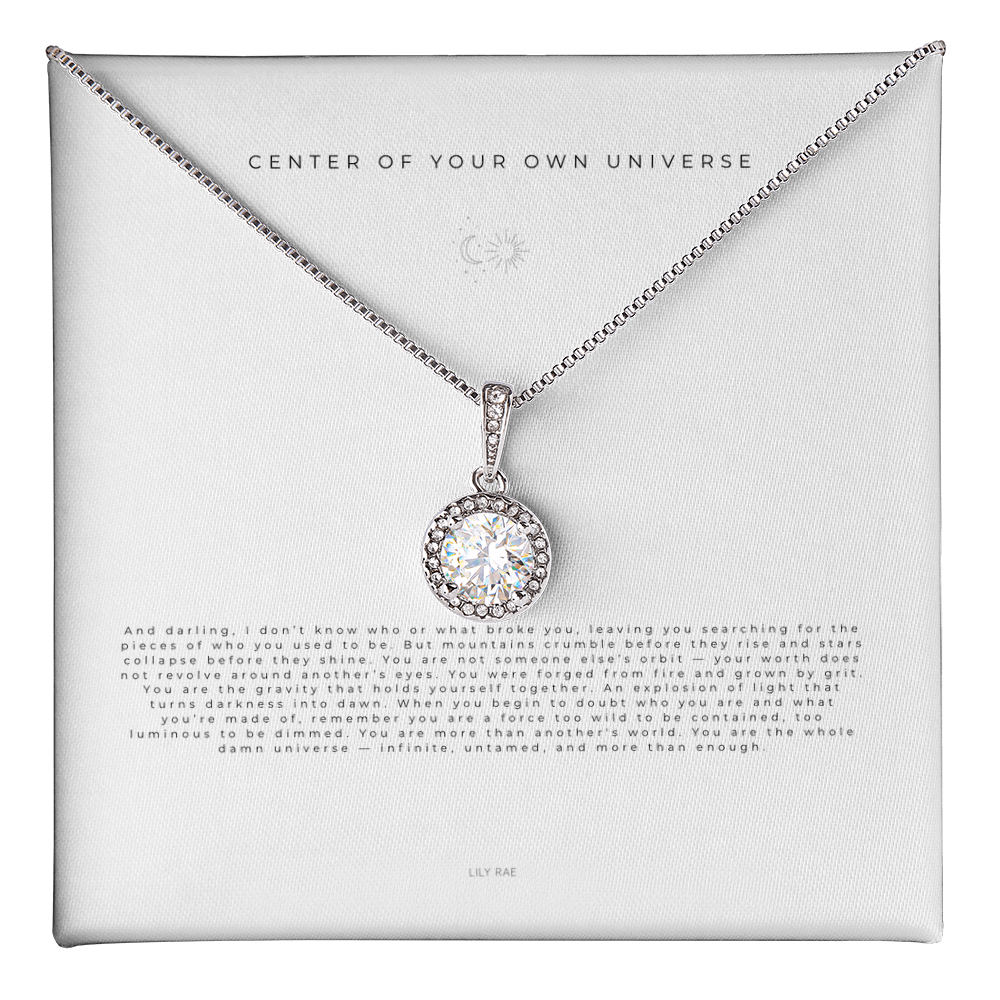 CENTER OF YOUR OWN UNIVERSE NECKLACE