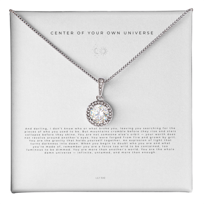 CENTER OF YOUR OWN UNIVERSE NECKLACE